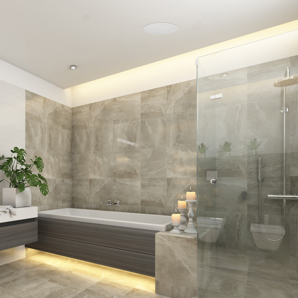 Lithe Audio 6.5" Bluetooth 5 IP44 Rated Bathroom Ceiling Speaker